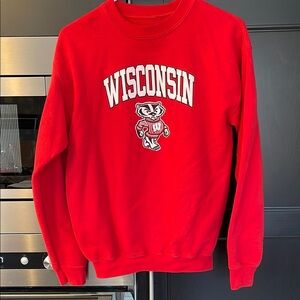 Wisconsin Red Sweatshirt Kids XL